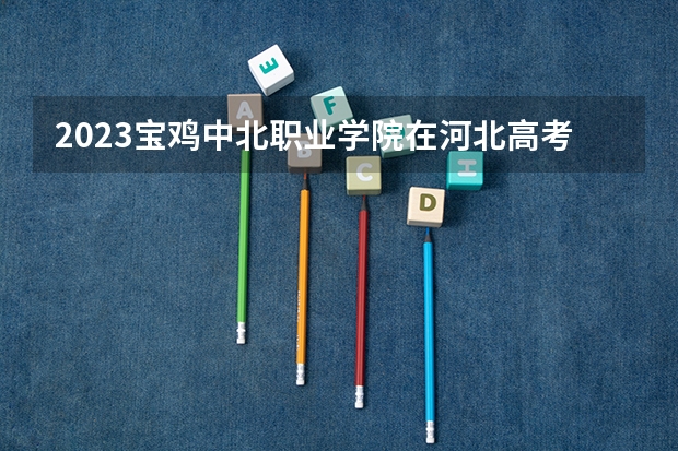 2023宝鸡中北职业学院在河北高考专业计划招生多少人
