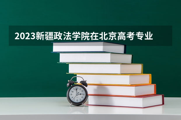 2023新疆政法学院在北京高考专业计划招生多少人