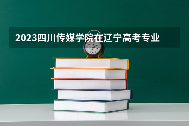 2023四川传媒学院在辽宁高考专业计划招生多少人