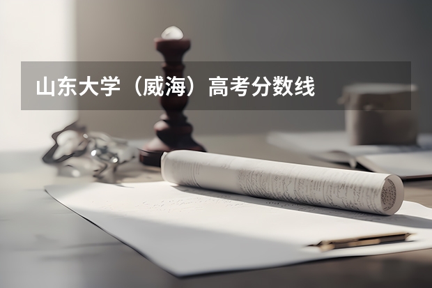 山东大学（威海）高考分数线