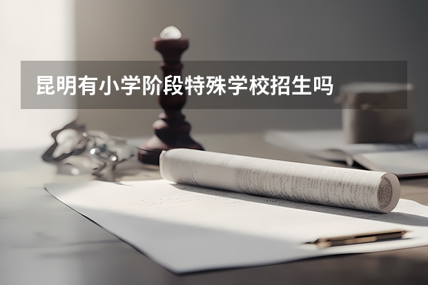 昆明有小学阶段特殊学校招生吗