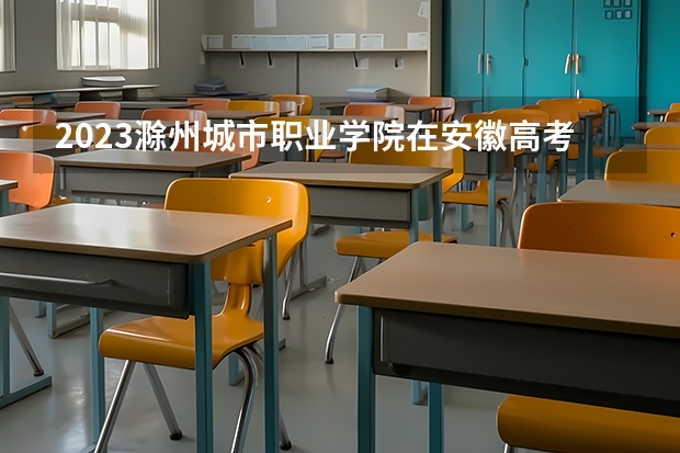 2023滁州城市职业学院在安徽高考专业计划招生多少人