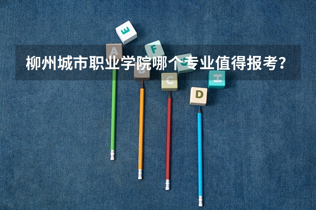 柳州城市职业学院哪个专业值得报考？