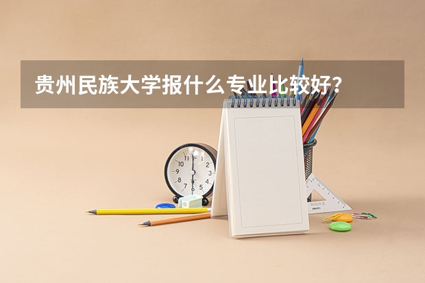 贵州民族大学报什么专业比较好？