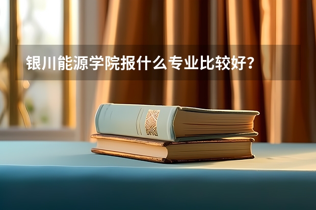 银川能源学院报什么专业比较好？