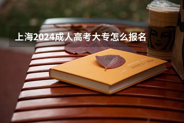 上海2024成人高考大专怎么报名 招生条件及要求？