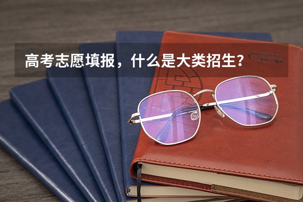 高考志愿填报，什么是大类招生？