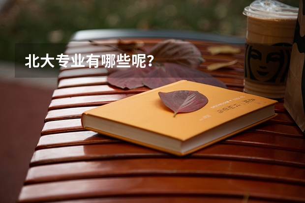 北大专业有哪些呢？