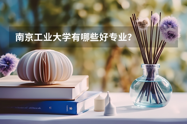 南京工业大学有哪些好专业?