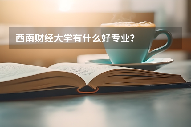 西南财经大学有什么好专业？