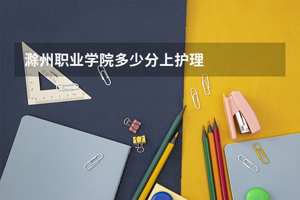 滁州职业学院多少分上护理