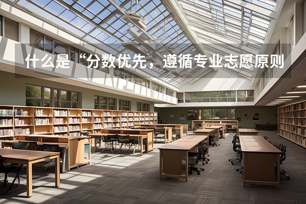 什么是“分数优先，遵循专业志愿原则”？