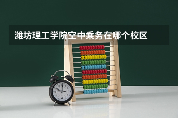 潍坊理工学院空中乘务在哪个校区