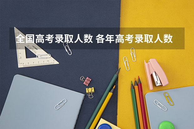 全国高考录取人数 各年高考录取人数