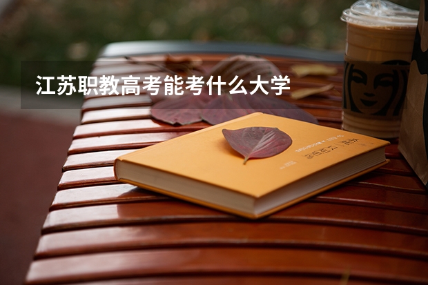 江苏职教高考能考什么大学