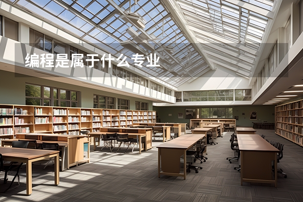 编程是属于什么专业