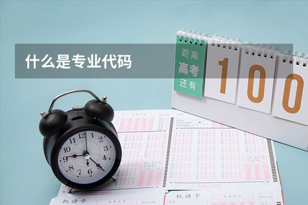 什么是专业代码