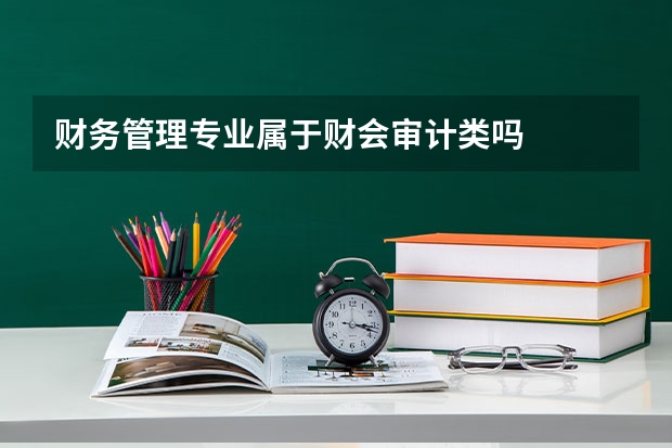 财务管理专业属于财会审计类吗