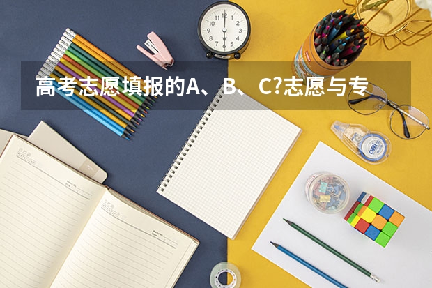 高考志愿填报的A、B、C?志愿与专业代码1、2、3?分别指什么？