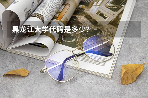 黑龙江大学代码是多少？