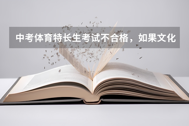 中考体育特长生考试不合格,如果文化课超过普通分数线,还能上高中吗?我是青岛市黄岛区的