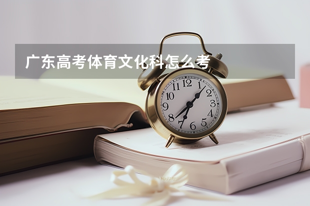 广东高考体育文化科怎么考