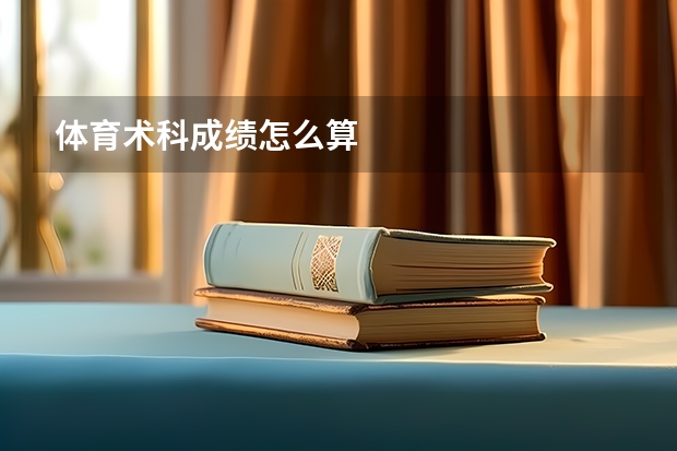 体育术科成绩怎么算