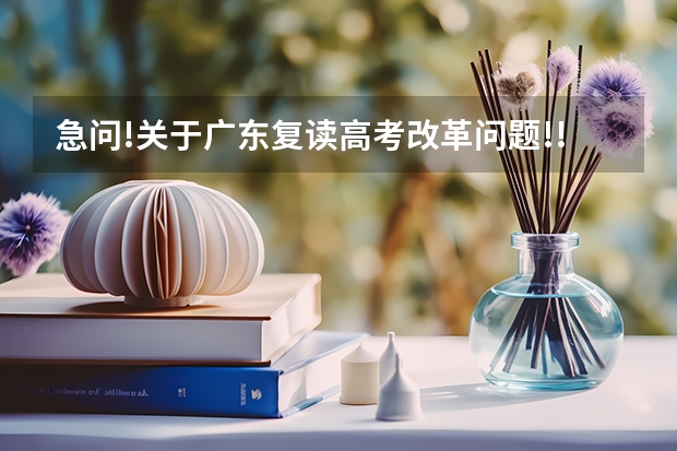 急问!关于广东复读高考改革问题!!（海南高考政策解读）
