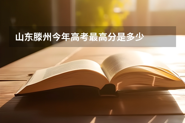山东滕州今年高考最高分是多少