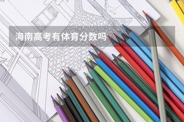 海南高考有体育分数吗