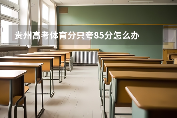 贵州高考体育分只夸85分怎么办